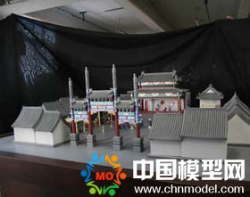 清代行宮模型，傳統建筑模型