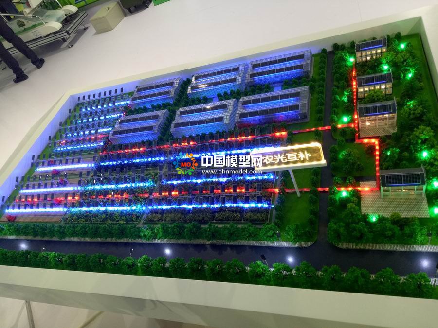 農光互補沙盤模型