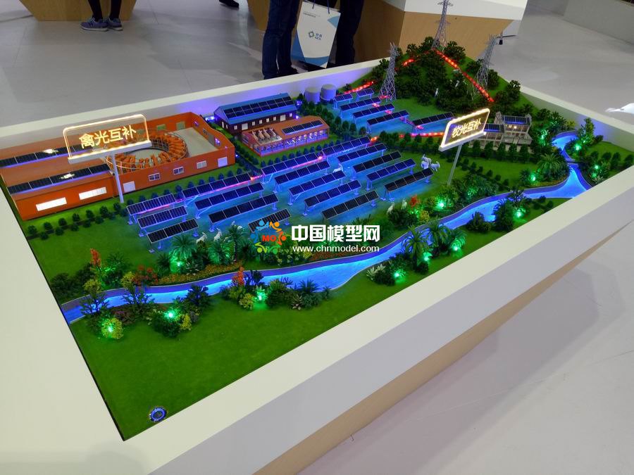 農光互補沙盤模型