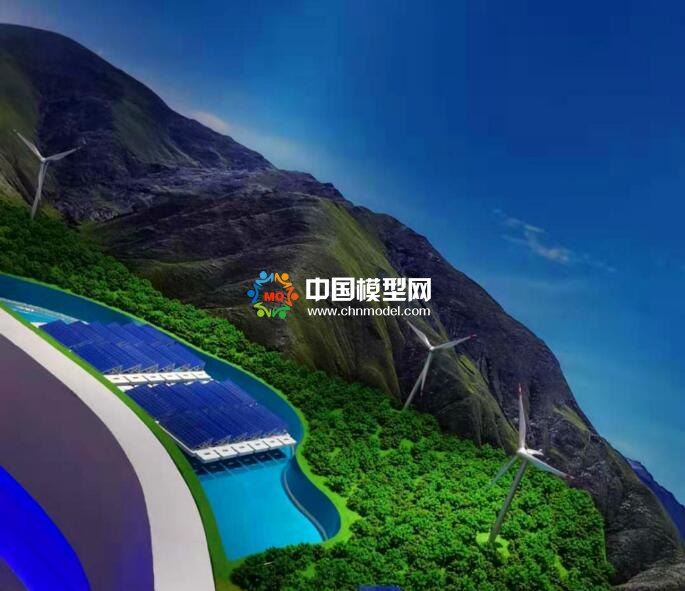 光伏風(fēng)電新能源場(chǎng)景沙盤模型
