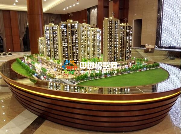 售樓部建筑沙盤(pán)模型有講究，要求高檔大氣吸睛