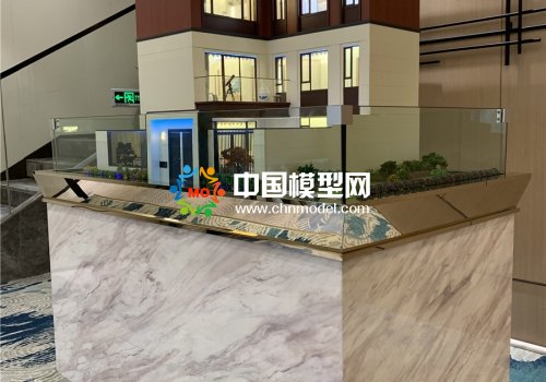 精工細(xì)制的別墅沙盤模型