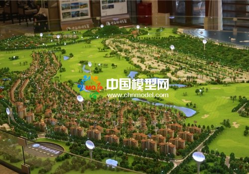 精工細(xì)制的別墅沙盤模型