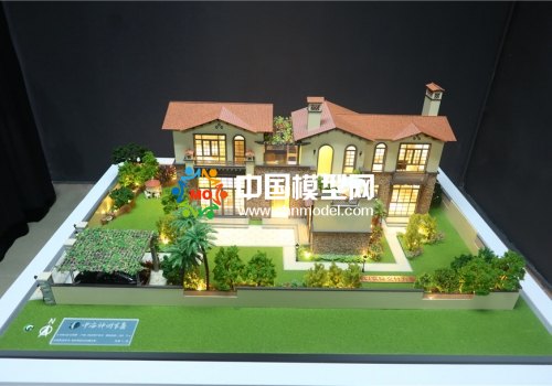 精工細(xì)制的別墅沙盤模型