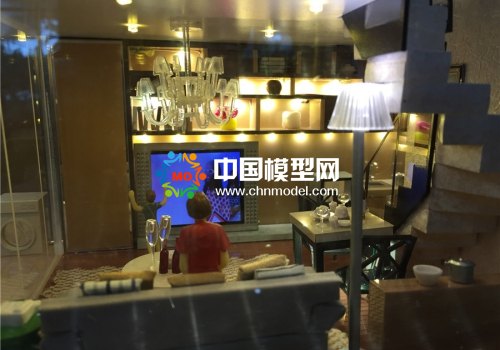 精工細(xì)制的別墅沙盤模型