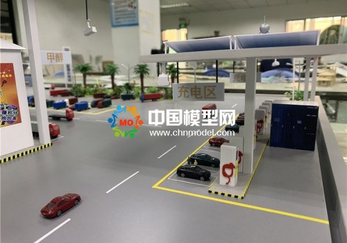 充氣站模型，充電站模型，能源站模型