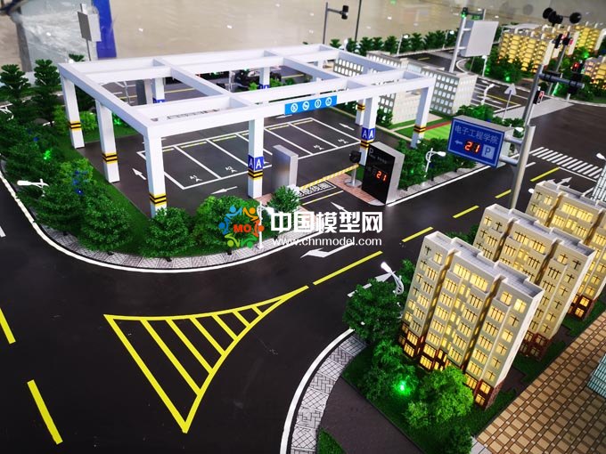 智能交通演示沙盤