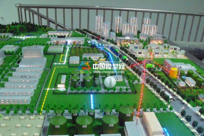 能源再生利用，城市垃圾發(fā)電沙盤模型