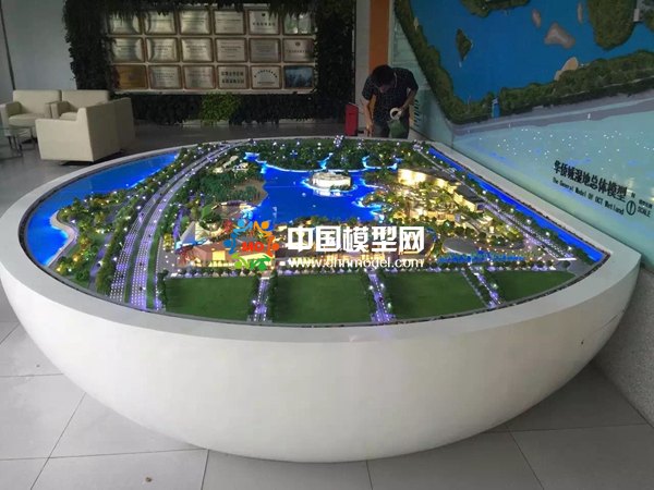 濕地公園規(guī)劃沙盤模型