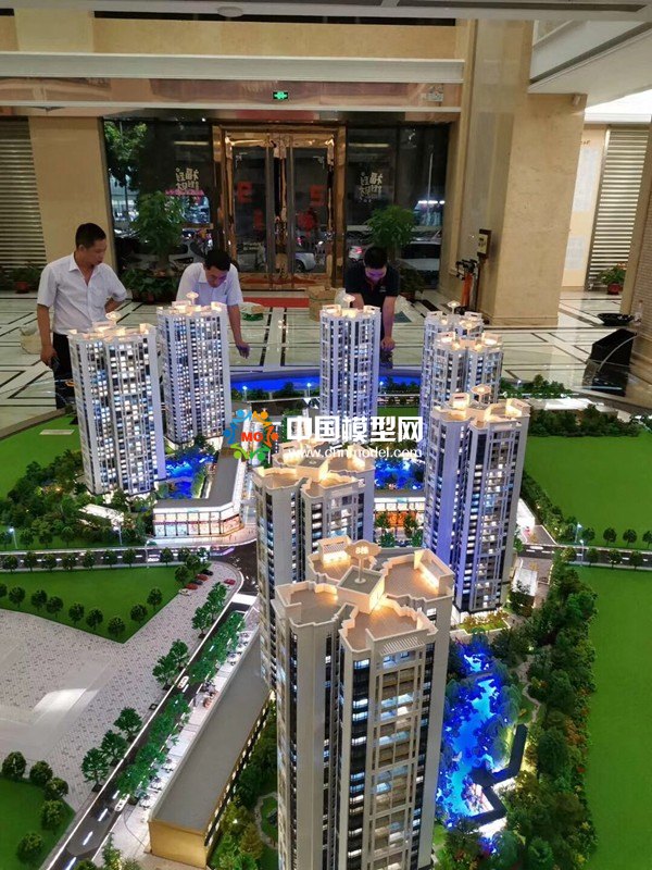 江南梅灣建筑模型