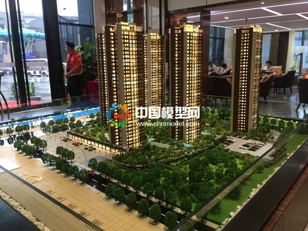 濱江時光園樓盤沙盤模型