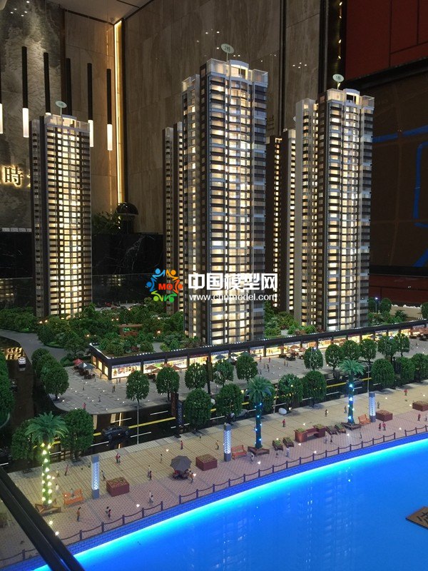 濱江時光園樓盤沙盤模型