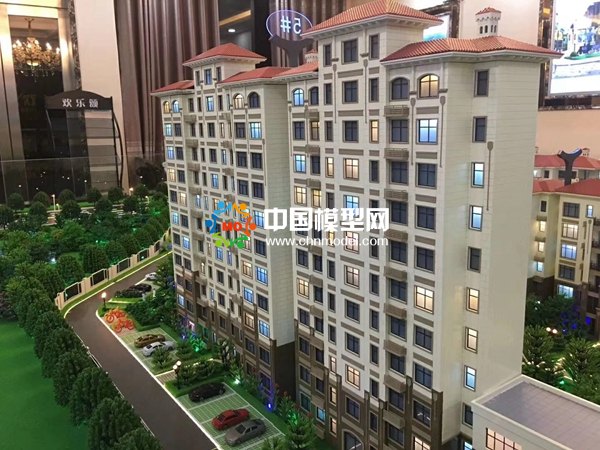 花園式洋房沙盤模型