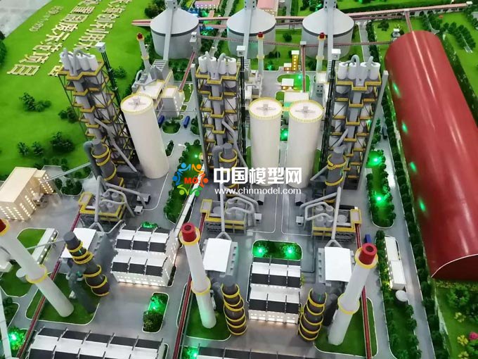 海螺水泥窯綜合利用固廢危廢項(xiàng)目沙盤(pán)模型