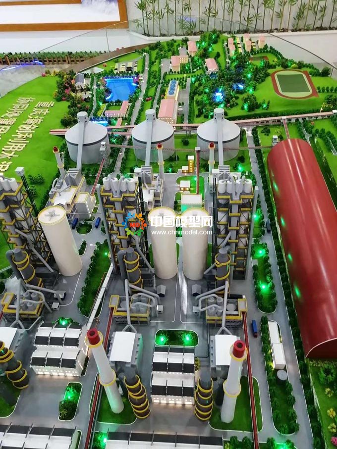 海螺水泥窯綜合利用固廢危廢項(xiàng)目沙盤(pán)模型