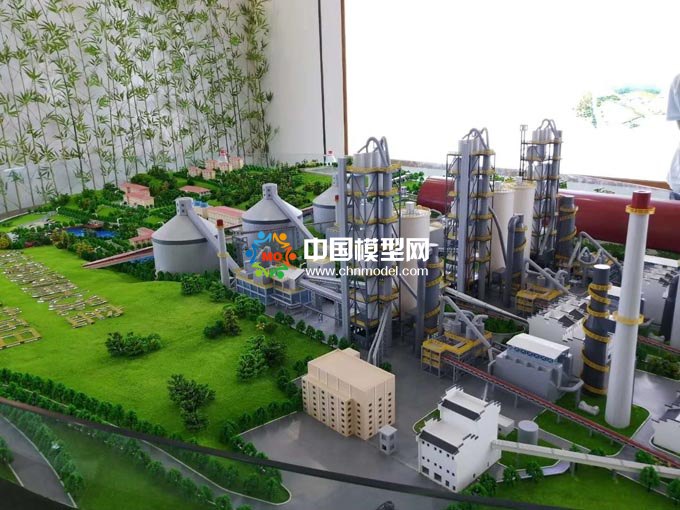 海螺水泥窯綜合利用固廢危廢項(xiàng)目沙盤(pán)模型
