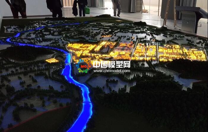 山下湖鎮(zhèn)特色小鎮(zhèn)沙盤模型
