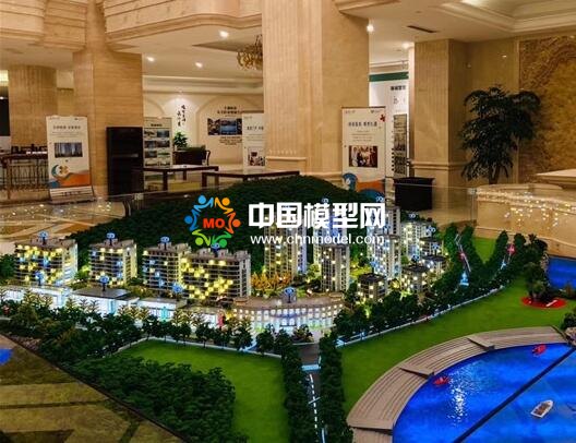 樓盤(pán)沙盤(pán)模型氛圍渲染主要靠燈光來(lái)烘托