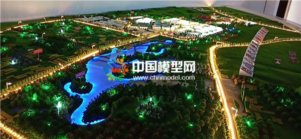 現(xiàn)代農(nóng)業(yè)示范基地沙盤模型