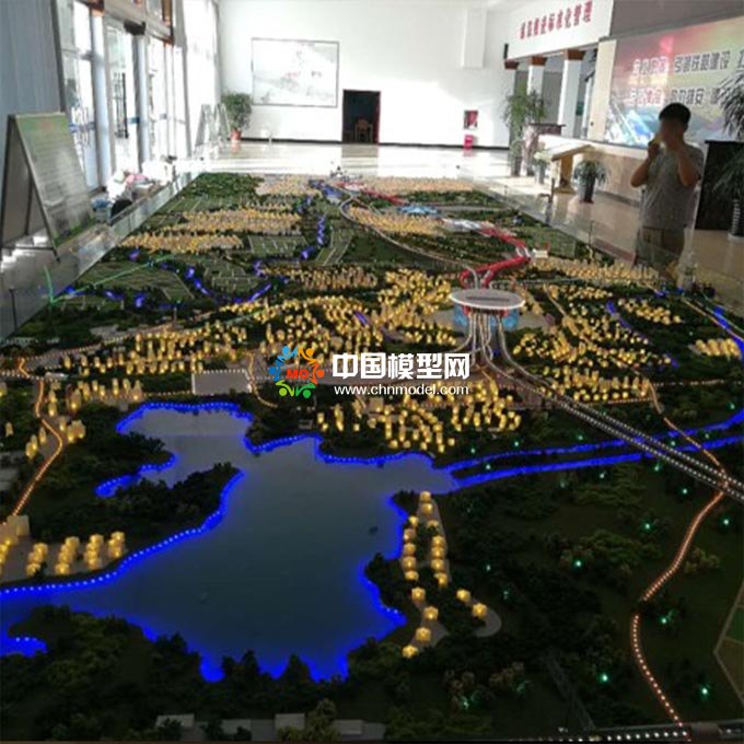 高鐵路網(wǎng)沙盤模型