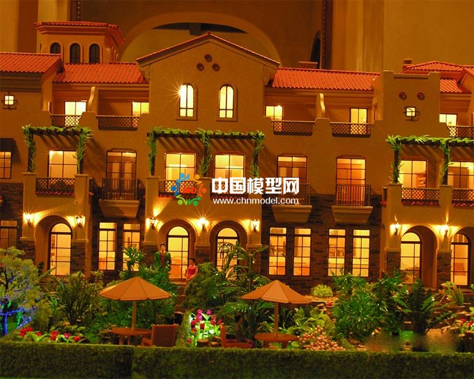 排屋別墅沙盤(pán)模型