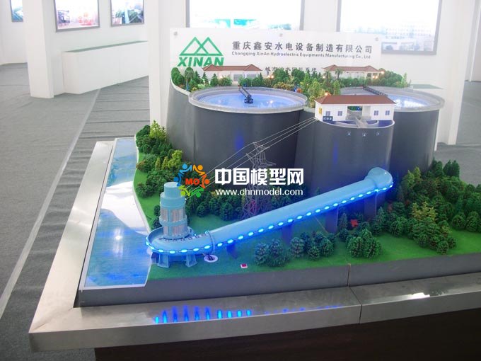 城市污水回能發(fā)電沙盤模型