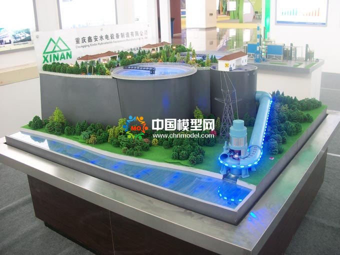 城市污水回能發(fā)電沙盤模型