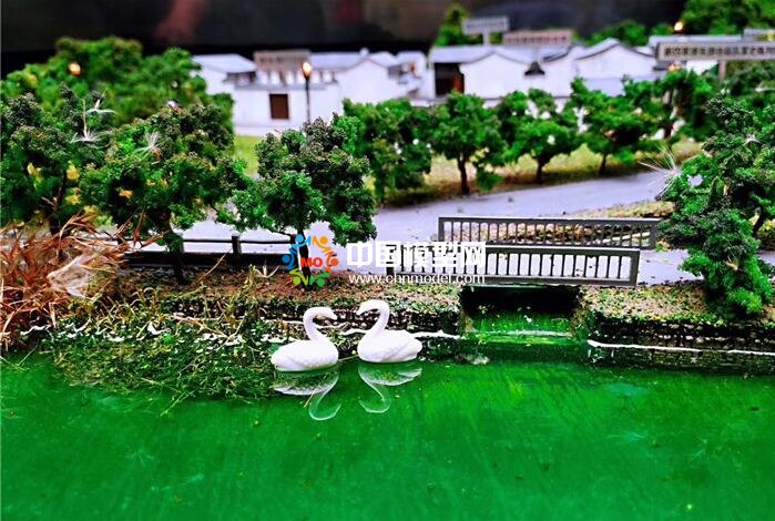 旅游服務(wù)中心沙盤模型