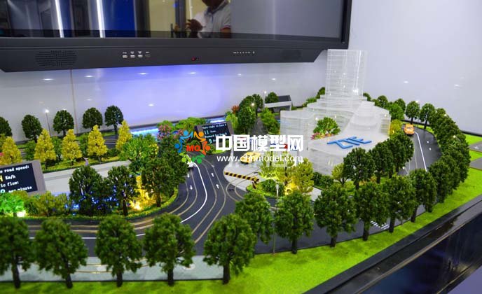 智慧停車沙盤模型