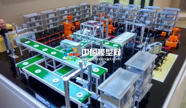智慧工廠沙盤(pán)模型，生產(chǎn)線沙盤(pán)模型