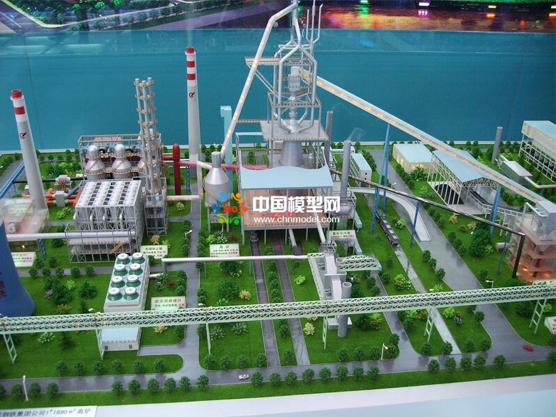 鋼鐵廠高爐模型