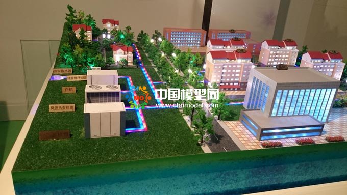 地源熱泵系統(tǒng)沙盤模型，風(fēng)源熱泵系統(tǒng)沙盤模型