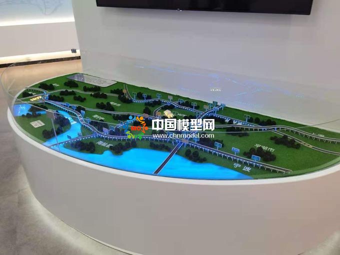 高速互通沙盤模型，高架橋沙盤模型，高速公路沙盤模型