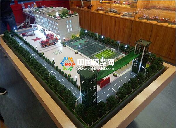 消防演練沙盤模型