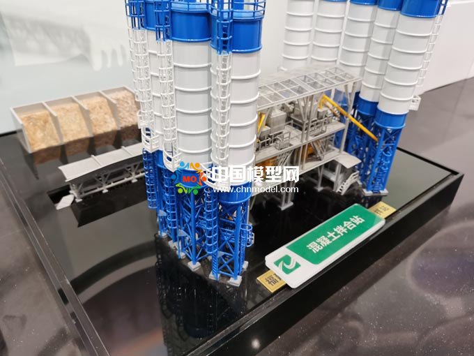 混凝土拌合站模型，混凝土攪拌站模型