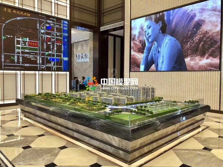 高檔樓盤模型底座，售樓部沙盤展臺(tái)（收藏）
