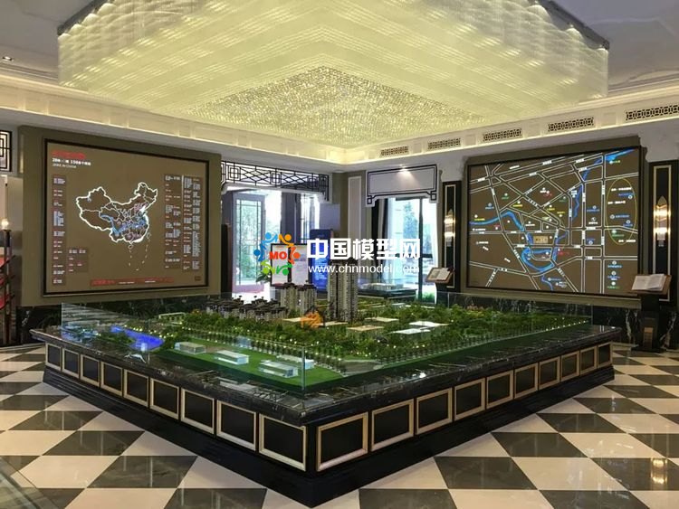 高檔樓盤模型底座，售樓部沙盤展臺(tái)（收藏）