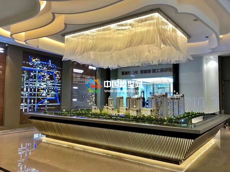 高檔樓盤模型底座，售樓部沙盤展臺(tái)（收藏）