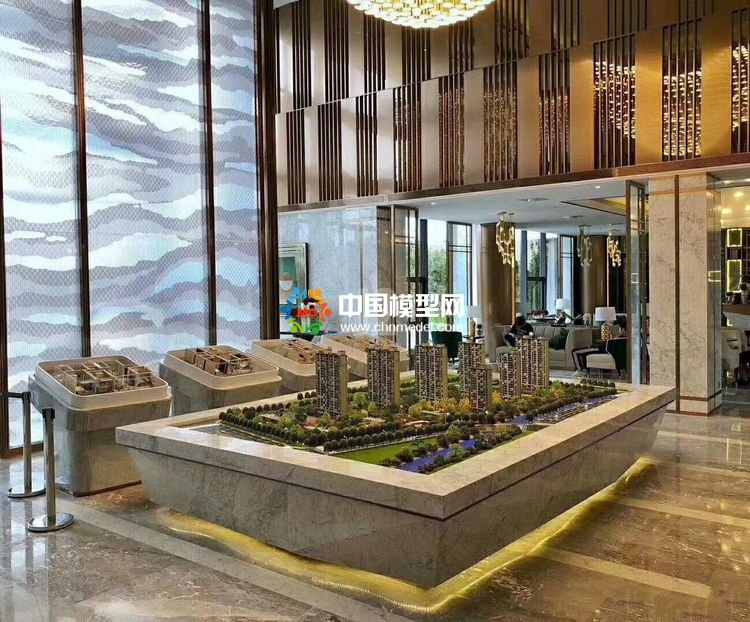 高檔樓盤模型底座，售樓部沙盤展臺(tái)（收藏）