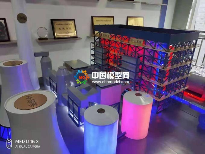 火力發(fā)電站原理流程沙盤模型