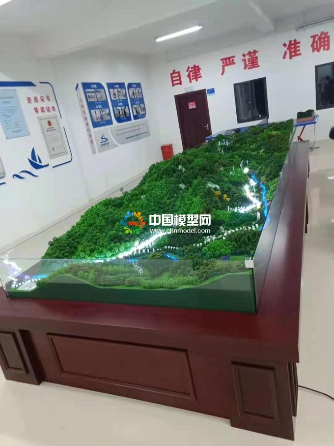 路橋集團322國道景寧段項目沙盤模型