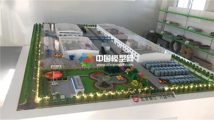 破碎生產線模型，石料生產線模型