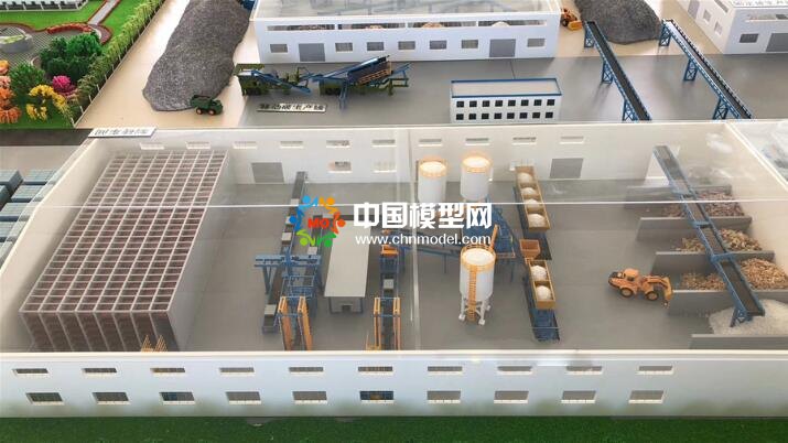 破碎生產線模型，石料生產線模型