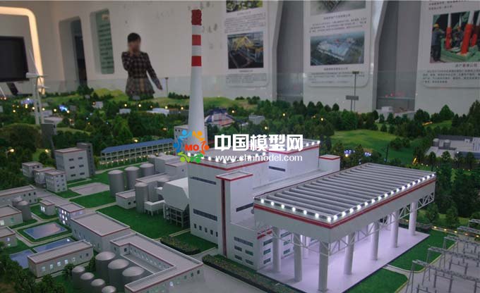 煤電循環(huán)利用沙盤模型