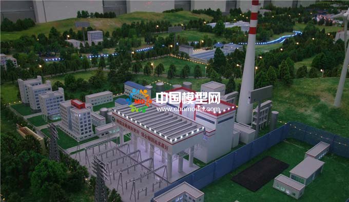 煤電循環(huán)利用沙盤模型