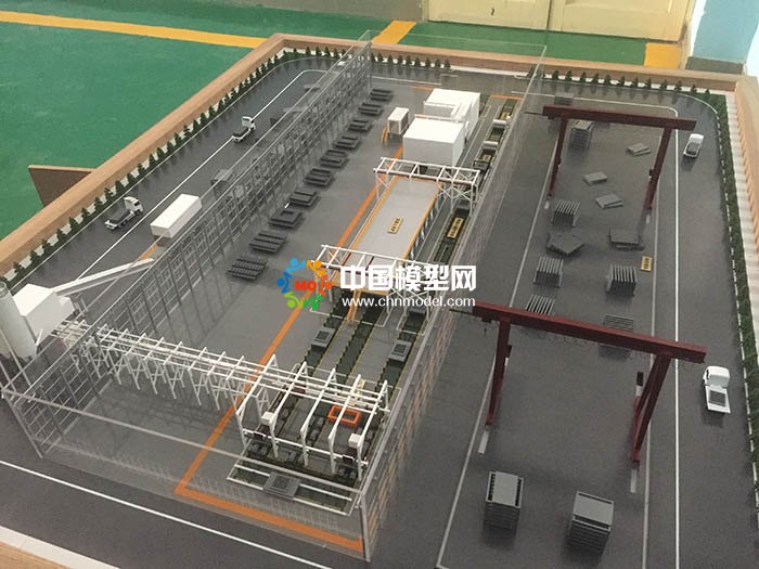 預(yù)制生產(chǎn)線沙盤模型                                            