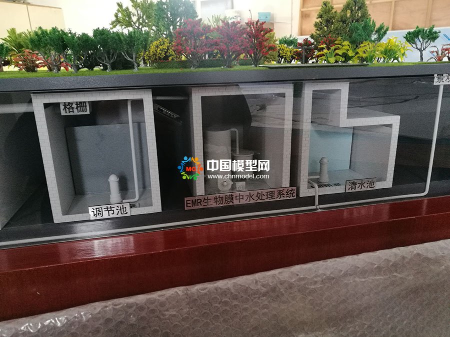 中水處理系統(tǒng)沙盤模型