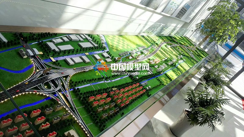高速公路沙盤模型