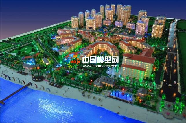 文昌白金海岸建筑模型