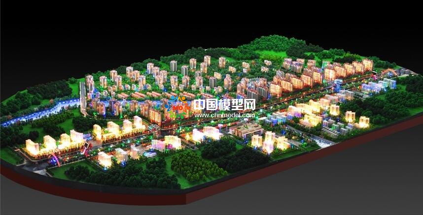 四季春城樓盤模型